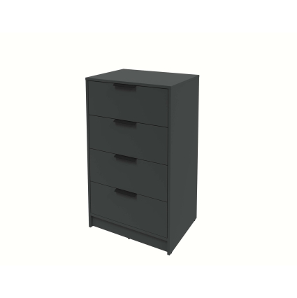 Kомод КТ-К60 (Антрацит ЛДСП/ Антрацит ЛДСП) Ш600 В1020 Г451