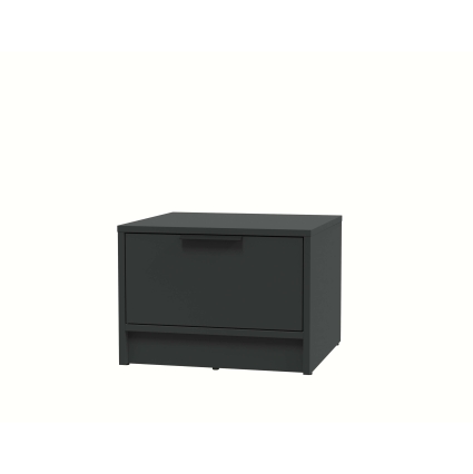 Тумба прикроватная КТ-ТК1-35 (Антрацит ЛДСП/ Антрацит ЛДСП) Ш477 В348 Г451
