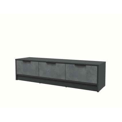 Тумба КТ-ТВ3-35 (Антрацит ЛДСП/ Бетон портленд ЛДСП) Ш1360 В348 Г355