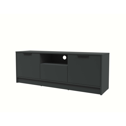Тумба КТ-ТВ3-50 (Антрацит ЛДСП/ Антрацит ЛДСП) Ш1360 В495 Г355