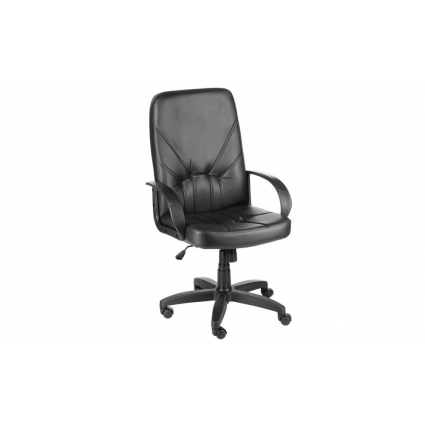 Кресло "МЕНЕДЖЕР" ультра кожа черная 680х680х1170-1280