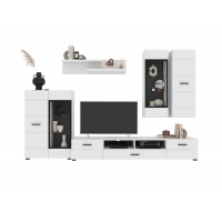 Набор мебели для гостиной NEO-2 (Белая шагрень/ Белый) Ш3340 В1780 Г438 Без подсветки