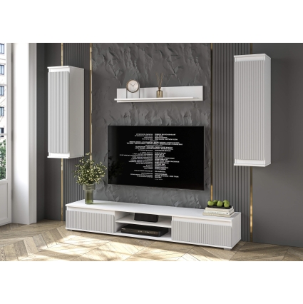 Набор мебели для гостиной NEO-10 (Белый платинум/ Грей) Ш2955 В13250 Г335