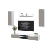 Набор мебели для гостиной NEO-10 (Белый платинум/ Луна) Ш2955 В13250 Г335