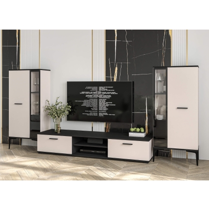 Набор мебели для гостиной NEO-8 (Черный/ Персидский жемчуг) Ш2955 В13250 Г335