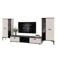 Набор мебели для гостиной NEO-8 (Черный/ Персидский жемчуг) Ш2955 В13250 Г335