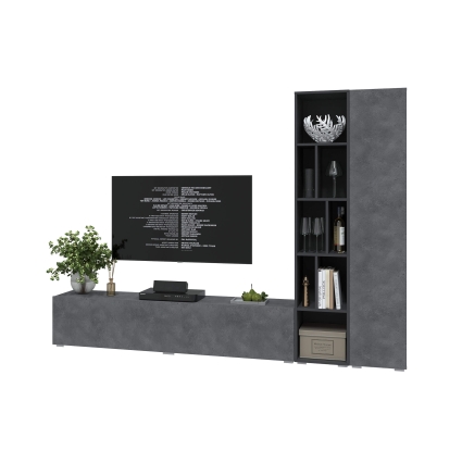 Набор мебели для гостиной NEO-9 (Антрацит/ Бетон портленд) Ш2955 В13250 Г335