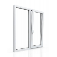 Окно ПВХ Рехау 1- Поворотно-откидная створка 1200х1200х60 мм (Белый)