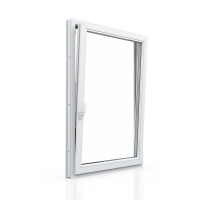 Окно ПВХ Рехау 1- Поворотно-откидная створка 800х1200х60 мм (Белый)