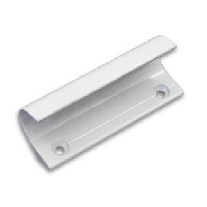 Ручка балконная алюминиевая 80 мм, "хваталка" (Белый) Ручка балконная алюминиевая 80 мм, "хваталка" (Белый)