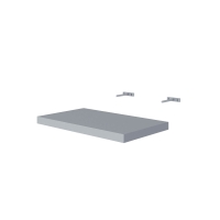 Полка К40 (Серый) Ш400 В25 Г230 Полка К40 (Серый) Ш400 В25 Г230