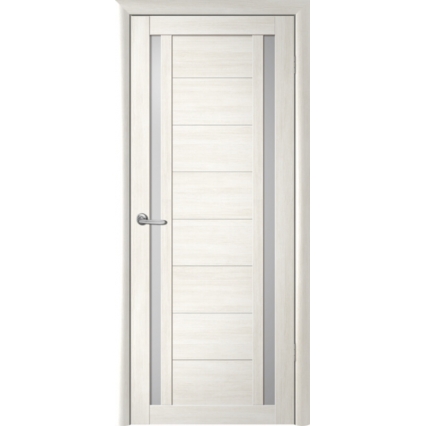 Дверь межкомнатная Рига (Белый Кипарис/ Матовое стекло) 