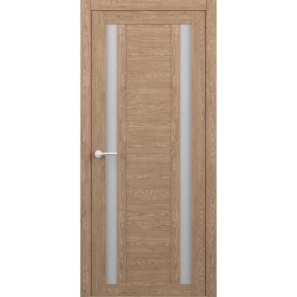 Дверь межкомнатная Рига (Дуб Натуральный/ Матовое стекло) 