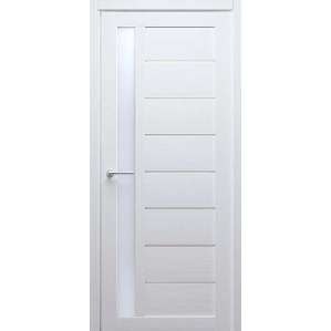 Дверь межкомнатная Севилья (Кедр Снежный/ Белый Акрилат) 