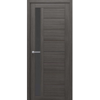 Дверь межкомнатная Севилья (Кедр Серый/ Стекло Графит) 