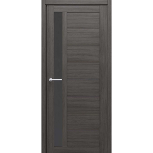 Дверь межкомнатная Севилья (Кедр Серый/ Стекло Графит) 