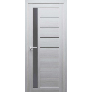 Дверь межкомнатная Севилья (Белый Кипарис/ Стекло Графит) 