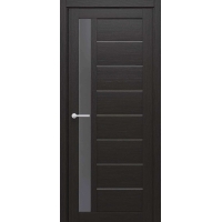 Дверь межкомнатная Севилья (Темный Кипарис/ Стекло Графит) 