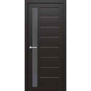 Дверь межкомнатная Севилья (Темный Кипарис/ Стекло Графит) 