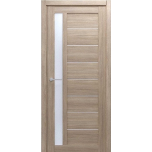 Дверь межкомнатная Севилья (Лиственница Мокко/ Белый Акрилат) 