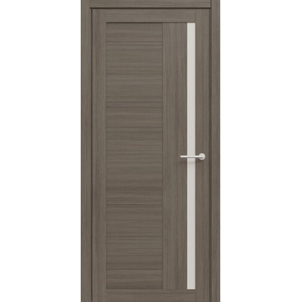 Дверь межкомнатная Валенсия (Кедр Серый/ Белый Акрилат) 