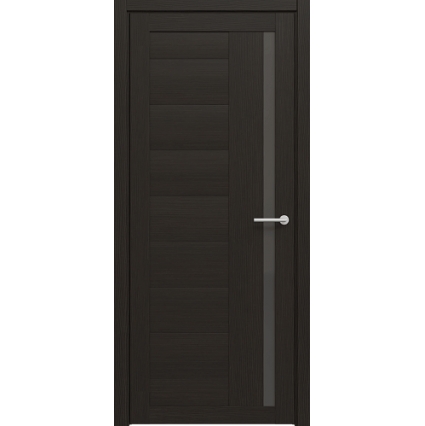 Дверь межкомнатная Валенсия (Темный Кипарис/ Стекло Графит) 