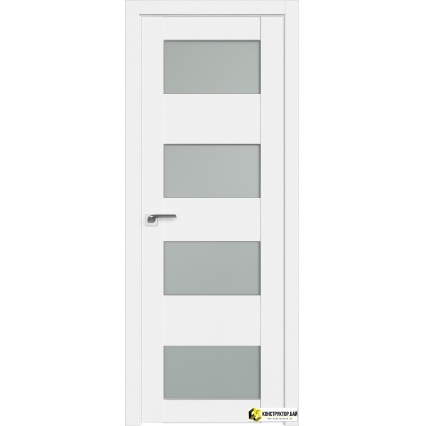 Дверь межкомнатная Flash Eco 02 (Белый/ Матовое стекло)