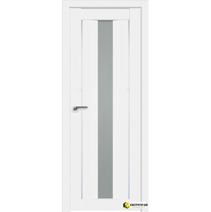 Дверь межкомнатная Flash Eco 05 (Белый/ Матовое стекло)