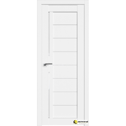 Дверь межкомнатная Flash Eco 07 (Белый/ Белый лакобель)