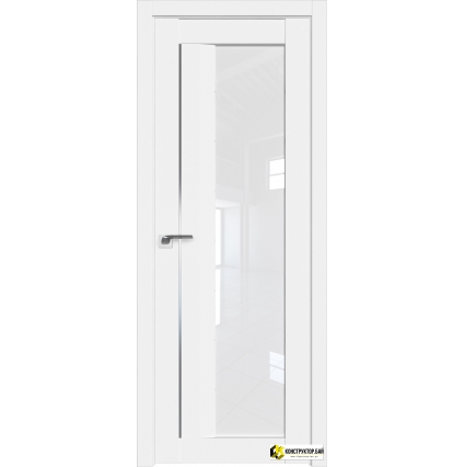 Дверь межкомнатная Flash Eco 09 (Белый/ Белый лакобель)