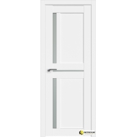 Дверь межкомнатная Flash Eco 18 (Белый/ Матовое стекло)