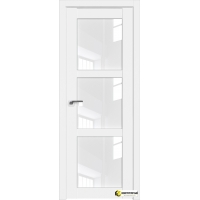 Дверь межкомнатная Flash Eco 20 (Белый/ Белый лакобель)