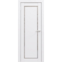 Дверь межкомнатная Flash Classic Eco 01 Парящая филенка (Белый, Матовое стекло)