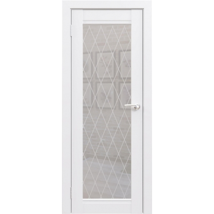 Дверь межкомнатная Flash Classic Eco ПО-01 (Белый)