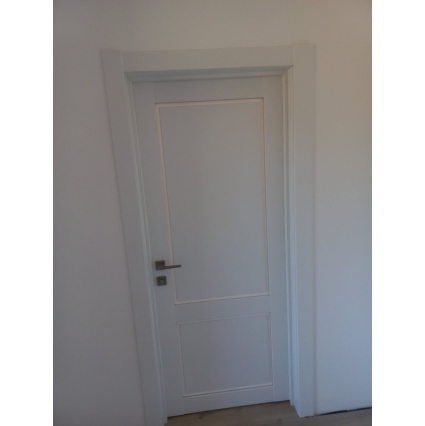 Дверь межкомнатная Прага-2 (Белый матовый)