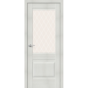 Дверь межкомнатная Прима-3 (Bianco Veralinga)