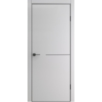 Дверь межкомнатная NEXT-Z (50.1 B)/ Nardo Grey с магнитным замком (АБС кромка Черная)