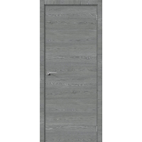 Дверь межкомнатная NEXT-Z (50AL)/ West Skyline  + замок WC (Алюминиевая кромка с 4-х сторон)