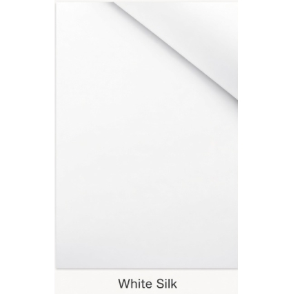 Дверь межкомнатная PRIME Line 0 ПЭТ G (White Silk) кромка ABS Черная
