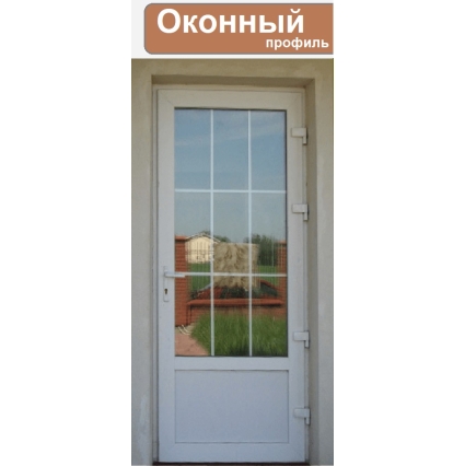 Дверь ПВХ внутренняя "М3" (Белая/ Белая)