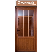 Дверь ПВХ внутренняя "М3" (Золотой дуб/ Белая)