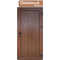 Дверь ПВХ внутренняя "М7" глухая (Африканская вишня/ Белая)