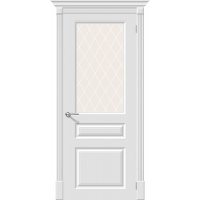 Дверь межкомнатная Эмаль 15.1 ПО Белый (Скинни)