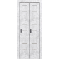 Дверь межкомнатная складная-книга Амати 01 (Бетон Снежный/ Матовое стекло) 40+40 см Дверь межкомнатная складная-книга Амати 01 (Бетон Снежный/ Матовое стекло) 40+40 см