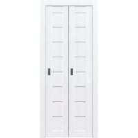 Дверь межкомнатная складная-книга Амати 01 (Бьянко, белый/ Матовое стекло) 40+40 см Дверь межкомнатная складная-книга Амати 01 (Бьянко, белый/ Матовое стекло) 40+40 см