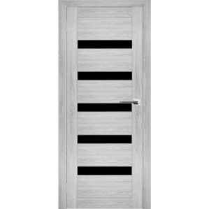 Дверь межкомнатная "Амати 03" Сканди (Черное стекло)
