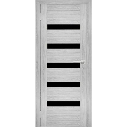 Дверь межкомнатная "Амати 03" Сканди (Черное стекло)