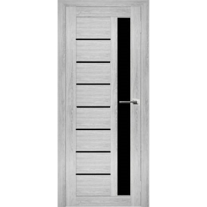 Дверь межкомнатная "Амати 04" Сканди (Черное стекло)