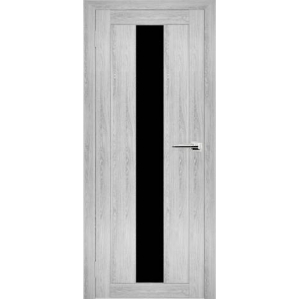 Дверь межкомнатная "Амати 05" Сканди (Черное стекло)