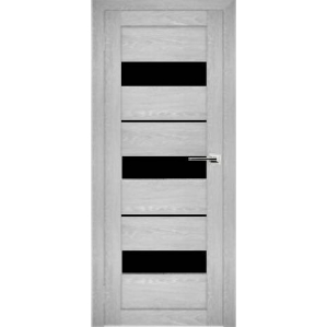 Дверь межкомнатная "Амати 12" Сканди (Черное стекло)